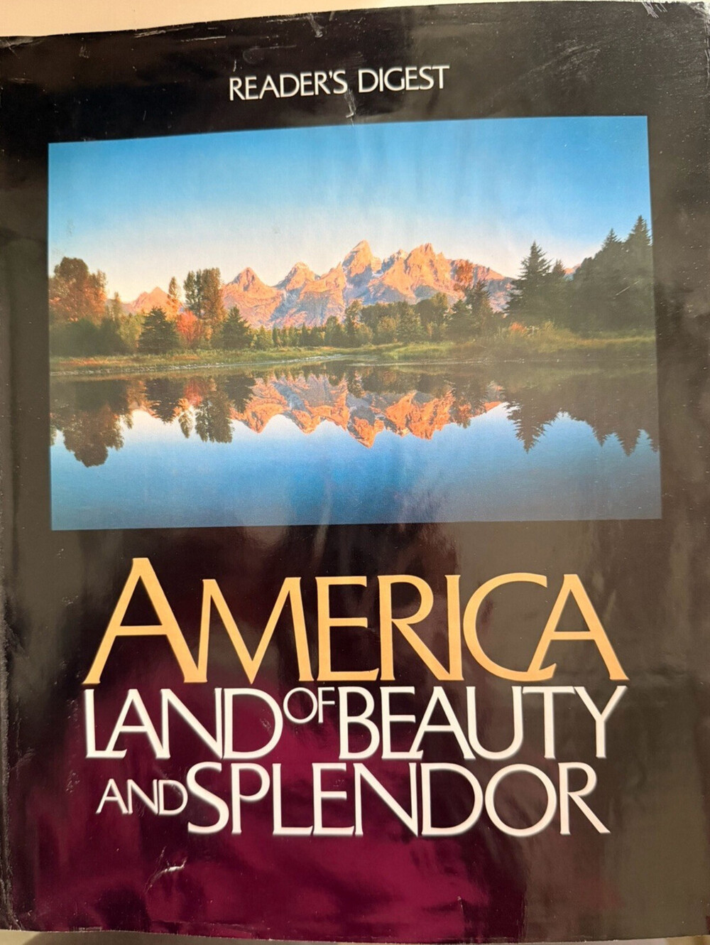 Reader's Digest America Land of Beauty & Splendor Hardcover 1992 DJ Illus